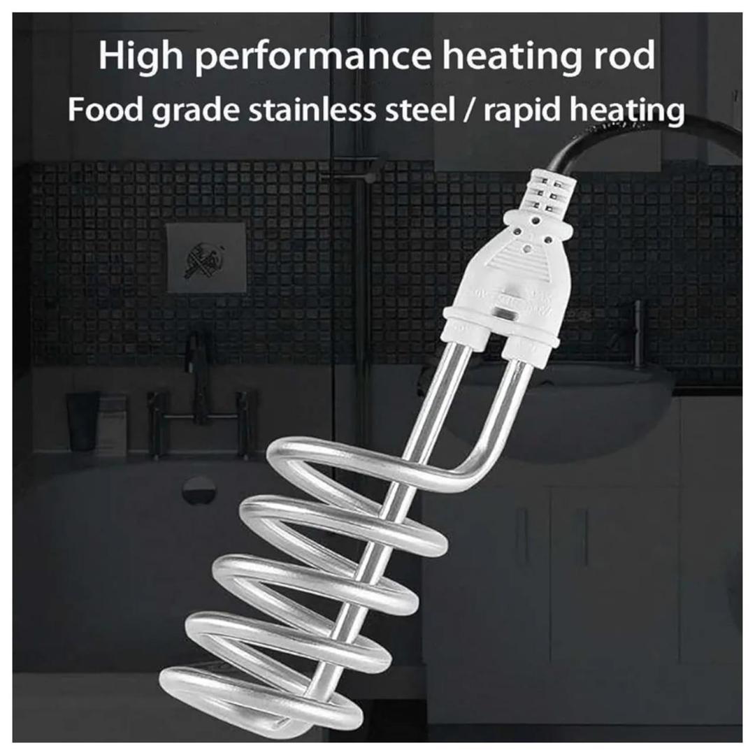 NSG F8 2000W Stainless Steel Electric Heating Rod | Fast Water Heater Immersion Rod | Portable Water Heating Element for Home Use