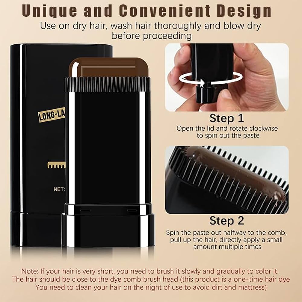 Hair Color Stick Instant Root Touch-Up - (20g) - Black And Brown