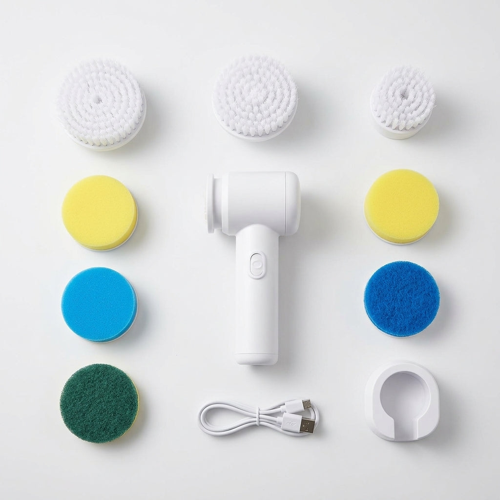 Electric Spin Scrubber – Cleaning Brush with Charging Cable