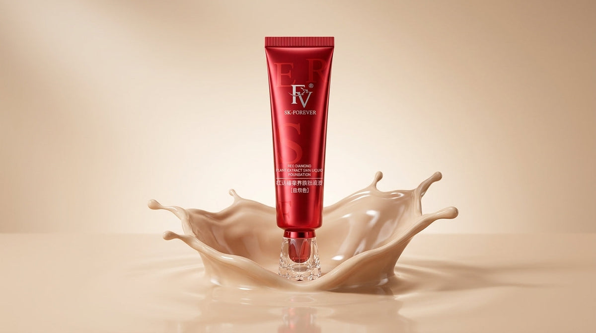 FV Red Ginseng Bird's Nest Polypeptide Skin Nourishing Liquid Foundation - 30ml