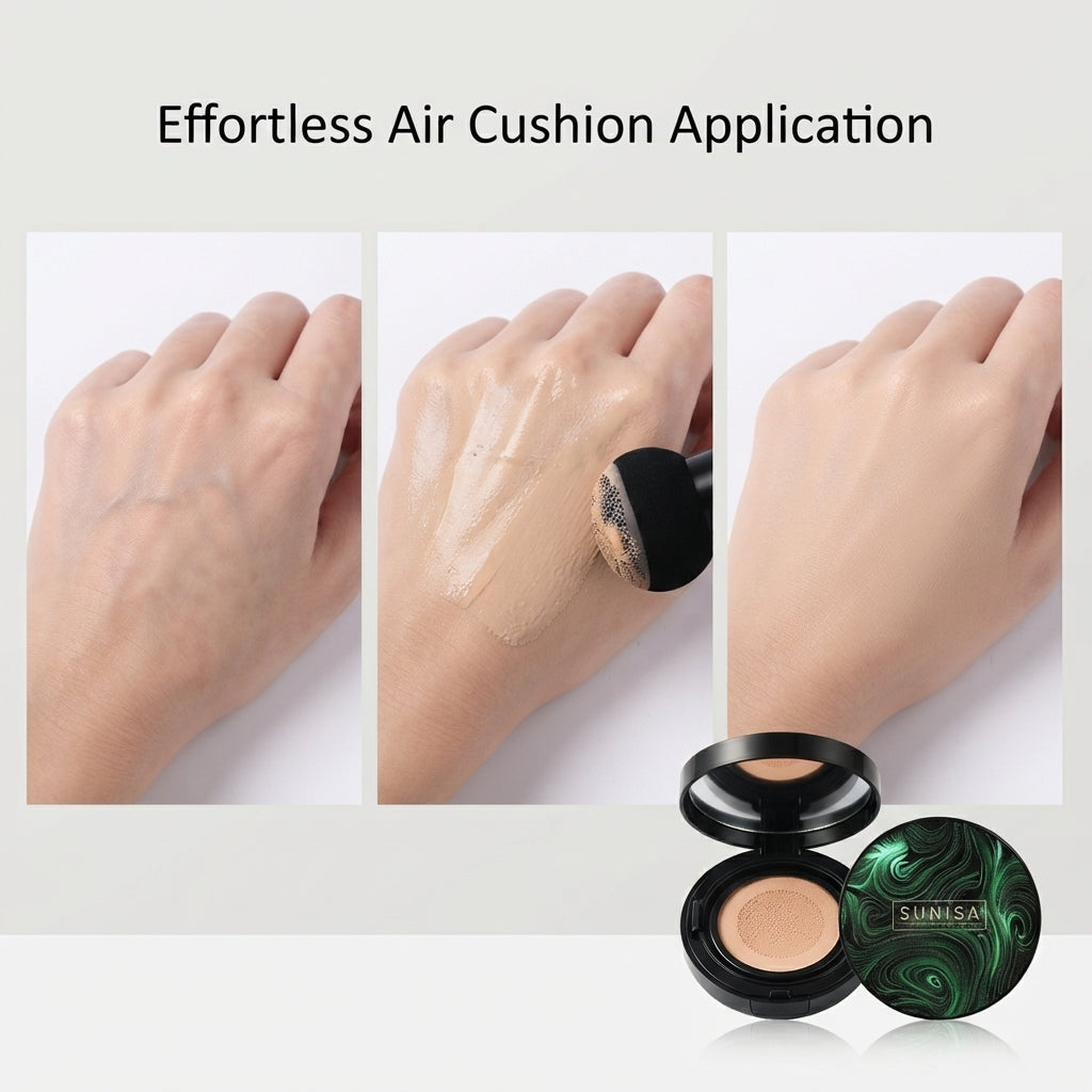 Sunisa 3-in-1 Air Cushion BB & CC Cream Foundation - For Females