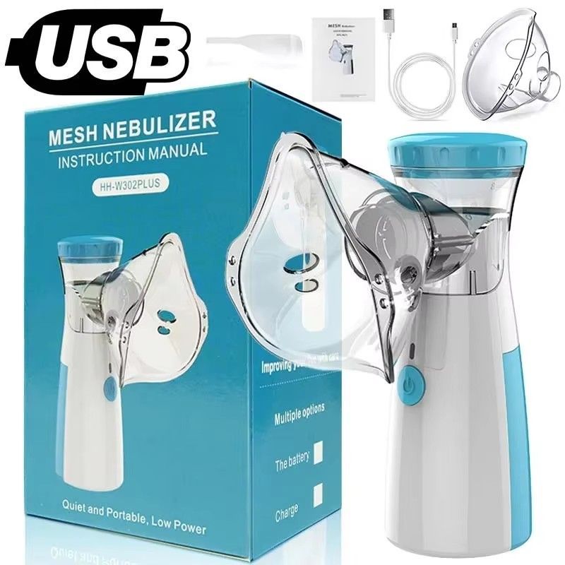 Portable Mesh Nebulizer For Kids And Adults - Health Accessory Designed For Respiratory Care And Daily Medical Routine