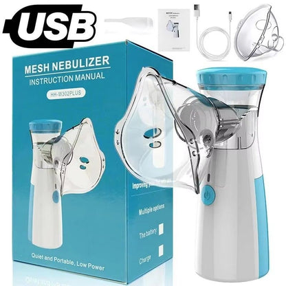 Portable Mesh Nebulizer For Kids And Adults - Health Accessory Designed For Respiratory Care And Daily Medical Routine