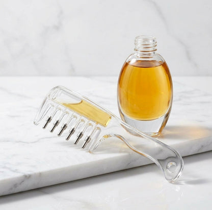 Clear Scalp Applicator Comb for Hair Growth & Oil Treatment