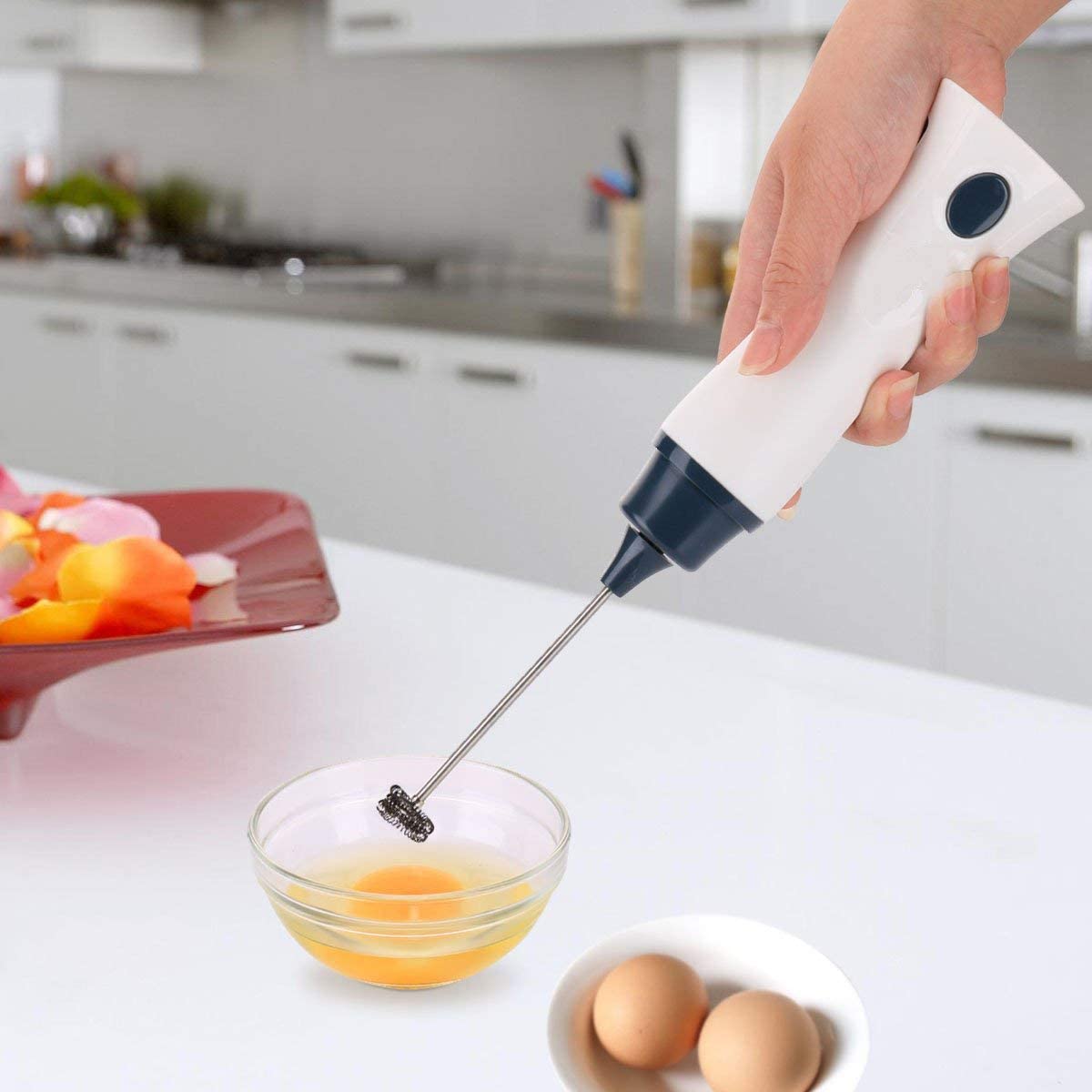 Rechargeable Coffee Beater, Egg Whisk, Milk Frother, Coffee Mixer for Cappuccino, Latte, and Homemade Drinks