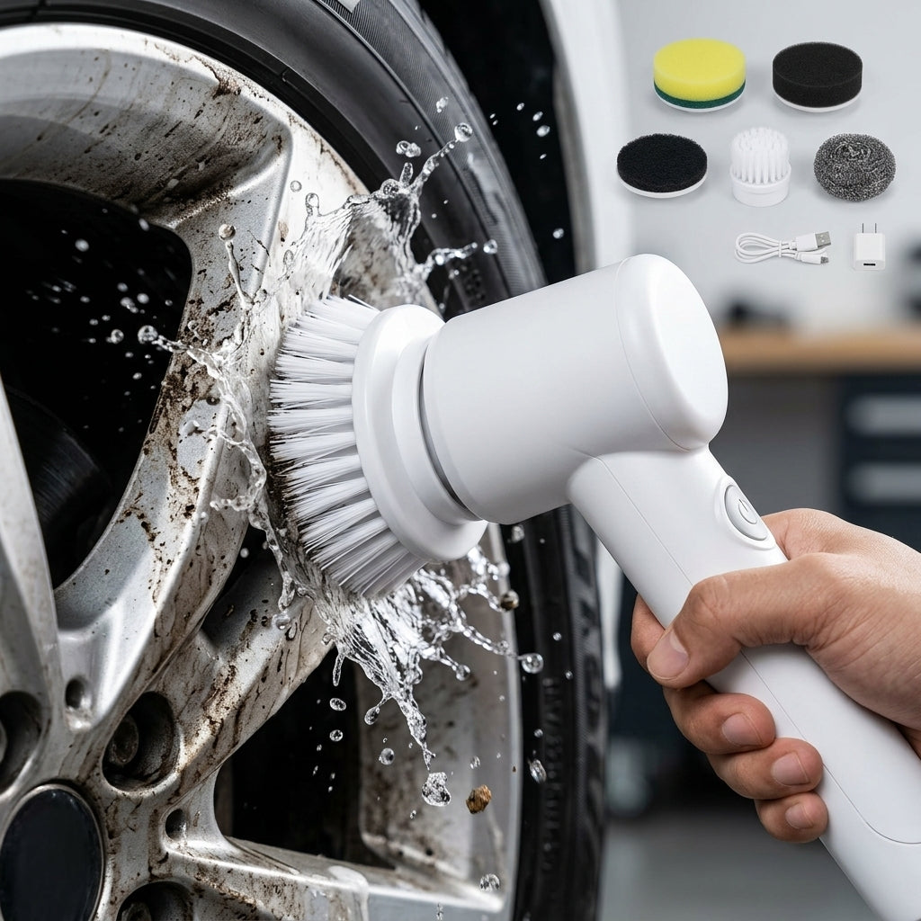 Electric Spin Scrubber – Cleaning Brush with Charging Cable