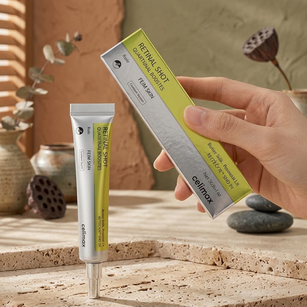 Celimax Retinal Shot Tightening Booster 15ml, Advanced Facial Serum for Smoother, Firmer, Radiant-Looking Skin Care