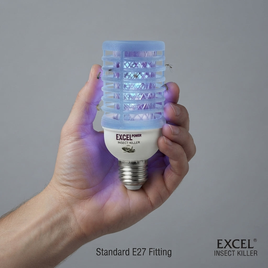 Excel Power LED Anti-Mosquito Bulb | Electric Insect & Bug Killer for Indoor Use
