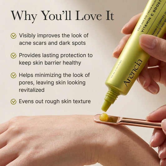 Arencia Vitamin C Booster Shot (30ML) -  Moisturizer for Dark Spots & Pore