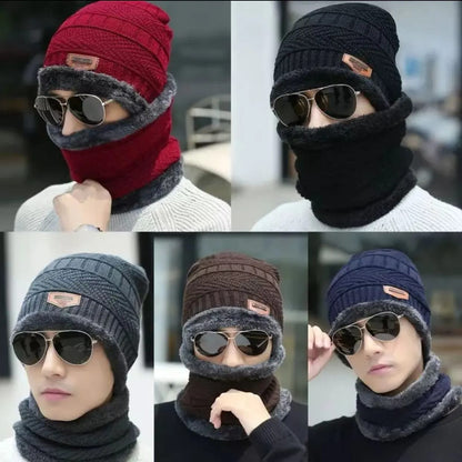 Winter Warm Hat with Neck Warmer & Face Cover – for Men & Women