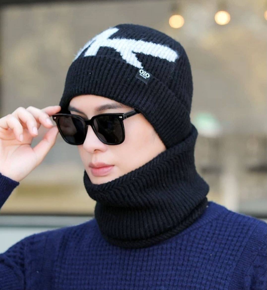 Winter Warm Hat with Neck Warmer & Face Cover – for Men & Women