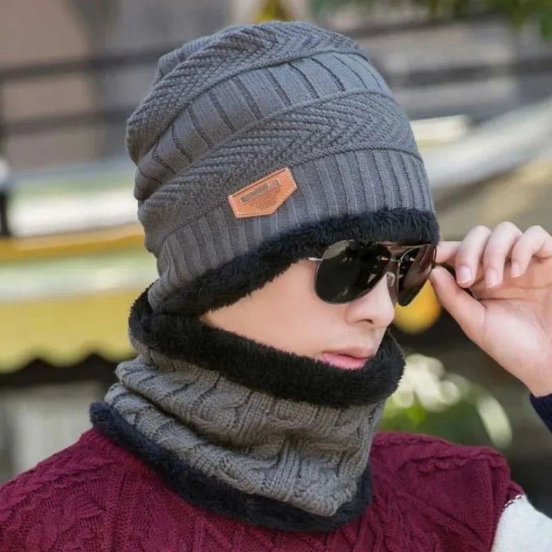 Winter Warm Hat with Neck Warmer & Face Cover – for Men & Women